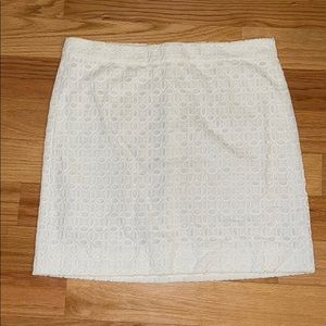 JCrew Lace skirt